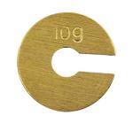 Brass Slotted Weight Set - 100g Total