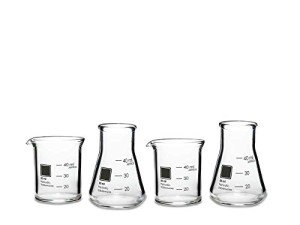 Laboratory-Themed Shot Glasses with Periodic Table Design