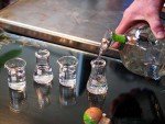 Laboratory-Themed Shot Glasses with Periodic Table Design