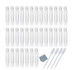 100PCS Clear 1ml Glass Sample Vials & Pipettes