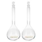 PATIKIL 1000ml Borosilicate Glass Volumetric Flask Set