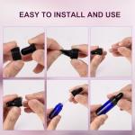 Blue 5ml Dropper Bottles with Tapered Glass - 20 Pack