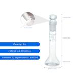 ALWSCI 5 ML Glass Volumetric Flask Set, 2 PCS