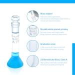 ALWSCI 5 ML Glass Volumetric Flask Set, 2 PCS