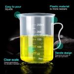 Teenitor Plastic Graduated Cylinders and Beakers Set