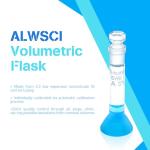 ALWSCI 5 ML Glass Volumetric Flask Set, 2 PCS