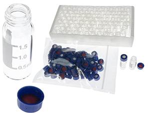 2ml HPLC Vials with Screw Caps - 100 Pack