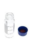2ml HPLC Vials with Screw Caps - 100 Pack