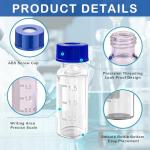 100 Pack 2mL HPLC Autosampler Vials with Caps