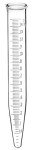 15ml Graduated Centrifuge Tube - Borosilicate Glass