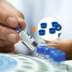 Blue Cap HPLC Screw Thread Vial 2 ml - 100 pcs
