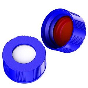 Blue Screw-Thread Caps for Autosampler Vials