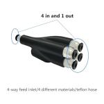 4-in-1 PTFE Connector for Bambu Lab Printers