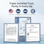 MIZUDO 800GPD Tankless Reverse Osmosis Filter System