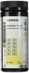 Siemens MultiStix 10 SG Reagent Strips - 100 Pack