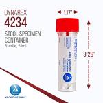 Dynarex Non-Sterile Stool Specimen Containers, 100 Pack