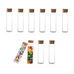 60ml Clear Glass Test Tubes with Cork Stoppers