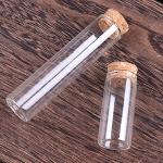 60ml Clear Glass Test Tubes with Cork Stoppers