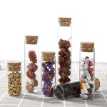 60ml Clear Glass Test Tubes with Cork Stoppers