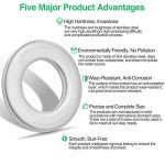 Stainless Steel Flat Washers Set - 580 Pieces