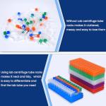 6-Piece Microcentrifuge Tube Rack with 60 Wells