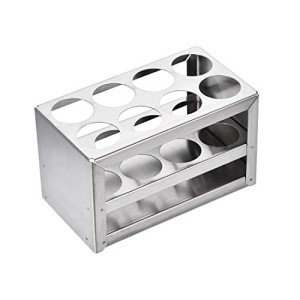 Stainless Steel Test Tube Holder Rack - 8 Hole