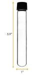 EISCO 12PK Borosilicate Test Tubes with Caps