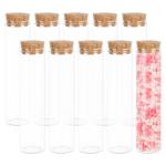 10 Pack 60ml Glass Test Tubes with Corks