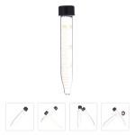 15ml Leak-Proof Conical Centrifuge Tubes, 10 Pack