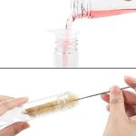 18pcs Clear Flat Plastic Test Tubes with Caps