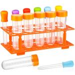 12-Pack Jumbo Test Tubes with Stand Set