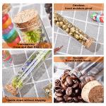 10 Pack 60ml Glass Test Tubes with Corks