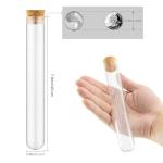 12-Piece 25x200mm Glass Test Tubes Set