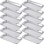 12-Piece Stainless Steel Lab Procedure Tray Set