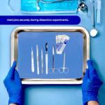 Stainless Steel Dissecting Pan with Plastisol Pad