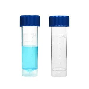 Sterile 5ml Graduated Test Tubes with Screw Cap