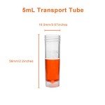Sterile 5ml Graduated Test Tubes with Screw Cap