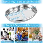 2 Pack Stainless Steel Kidney Trays - Medium