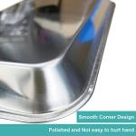 Lyuxzad 2 Pack Stainless Steel Dental Trays