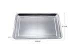 Stainless Steel Lab and Food Serving Trays (2PCS)