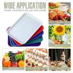 20 Pcs Colorful Plastic Fast Food Serving Trays