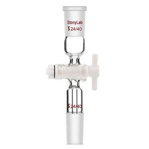 StonyLab Glass Vacuum Flow Control Adapter 24/40