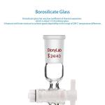 StonyLab Glass Vacuum Flow Control Adapter 24/40