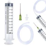 100ml Large Syringe with 3.2ft Tubing and Needles