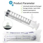 100ml Large Syringe with 3.2ft Tubing and Needles