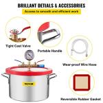 1.5 Gallon Vacuum Chamber for Gas Extraction