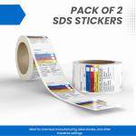 SDS Stickers - 500 Chemical Marking Decals
