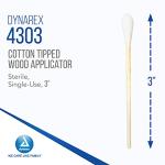 Dynarex Sterile Cotton Tipped Applicators, 3", 2000 Pack