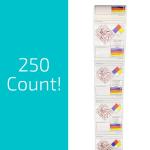 Chemical Safety Data Labels - Roll of 250