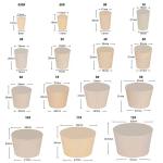 StonyLab 10-Pack White Tapered Rubber Stoppers